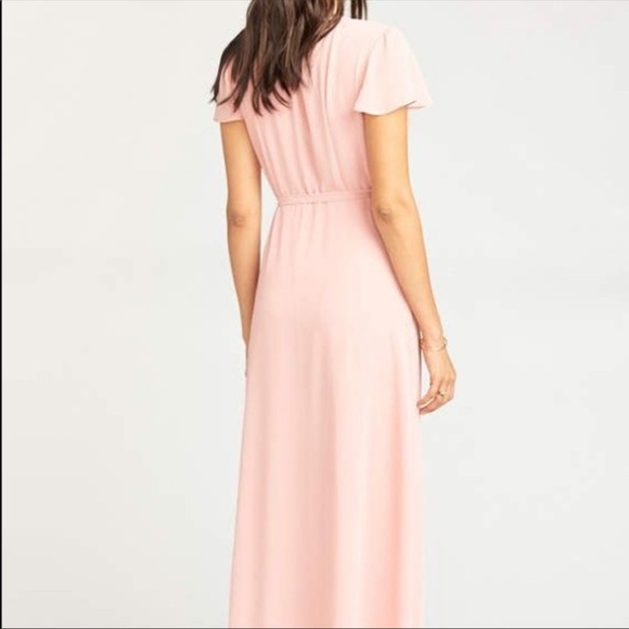 Show Me Your MuMu Sophia Wrap Dress Dusty Blush - Picture 5 of 14